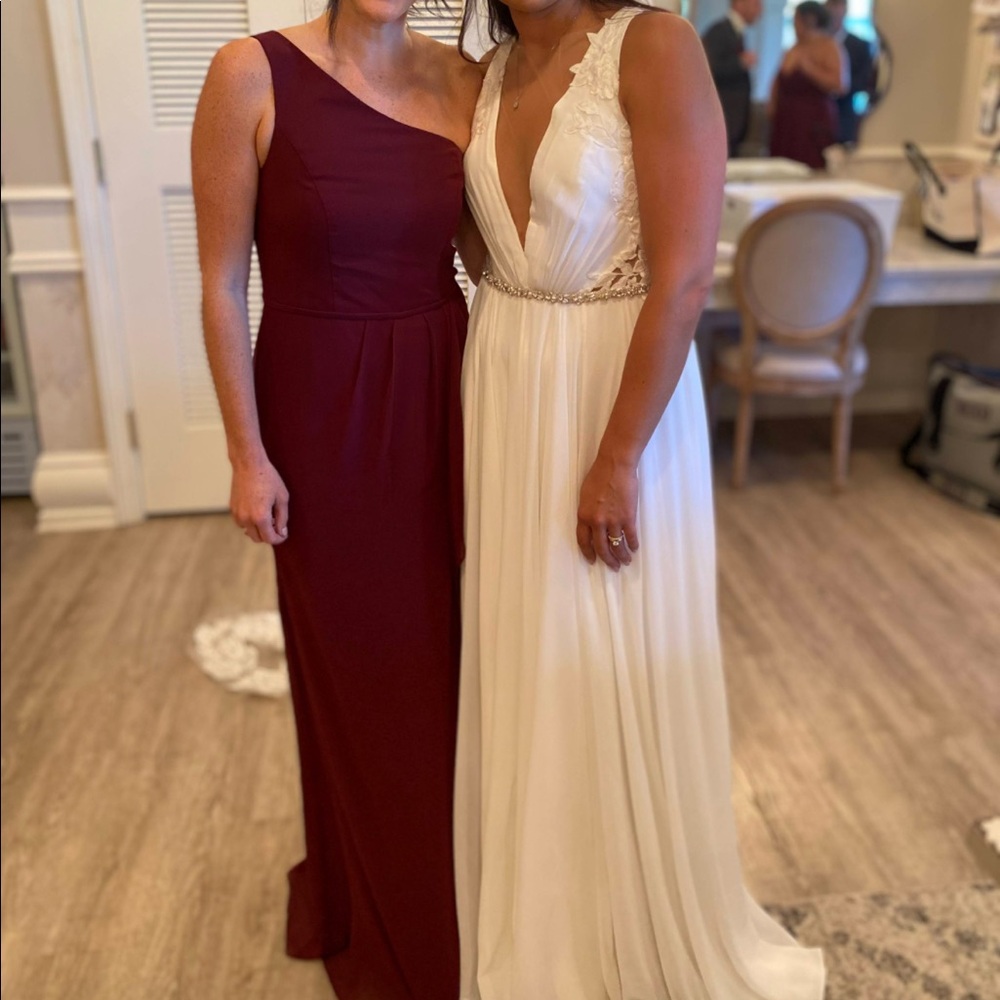 One shoulder bridesmaid / prom / event dress